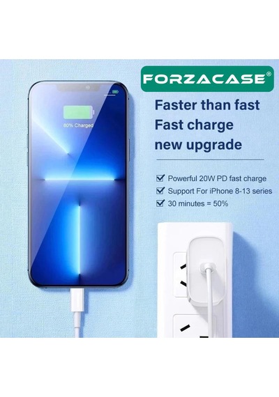Forzacase 20w Type-c Lightning Şarj Cihazı Adaptör Kablo - Fc1028