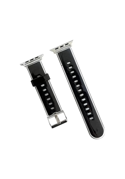 Movenchy Apple Watch 38mm Jelly Silikon Kordon - Siyah