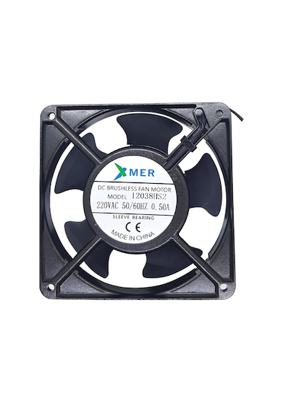 Xmer 120X120X38Mm 220V 0.50A Kablolu Fan