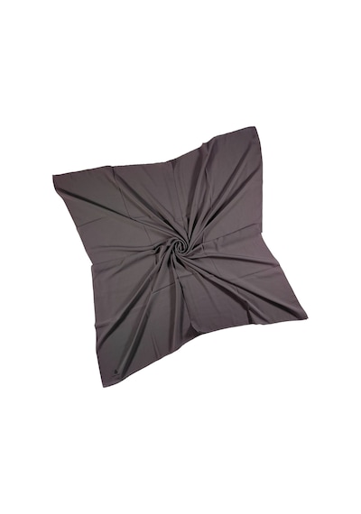 Mim Eşarp Mısırlı Eşarpları Medine Ipeği Büyük Boy Eşarp 110x110 Cm Koyu Gri