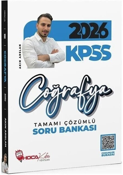 2026 Kpss Coğrafya Soru Bankası Çözümlü - Akın Arslan Hoca Kafası Yayınları