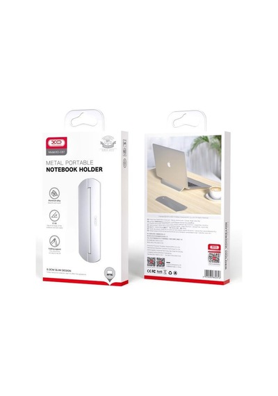 Macbook Uyumlu Şık Metal Dizüstü Bilgisayar Ve Tablet Standı C87 Masaüstü Aparat Masa Düzenleyici