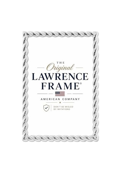 710046 Silver Metal Rope Picture Frame, 10cm By 15cm
