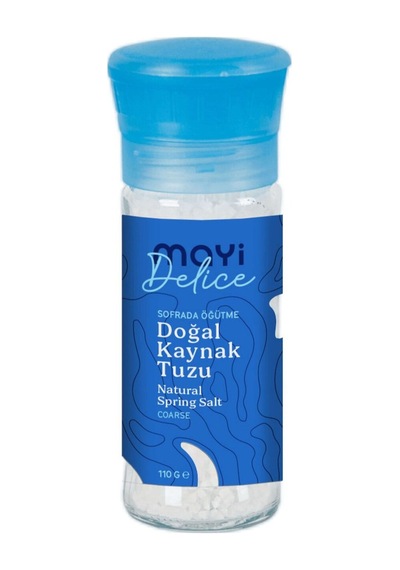 Mayi Sofrada Öğütme Doğal Kaynak Tuzu Cam 110 G - 5 Adet Tarı