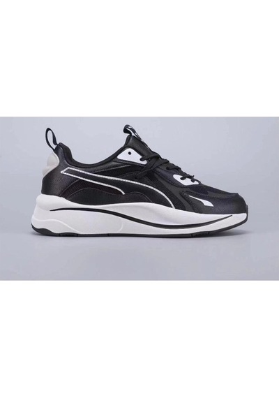 Puma Rs-curve Siyah.beyaz Kadın Spor Ayakkabı Dar Kalıp Siyah