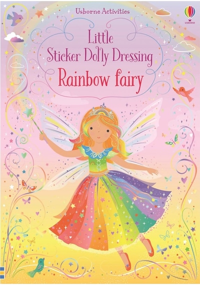 Little Sticker Dolly Dressing Rainbow Fairy Usborne Publishing