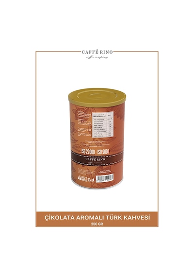 Caffe Rino Çikolata Aromalı Türk Kahvesi 250 G