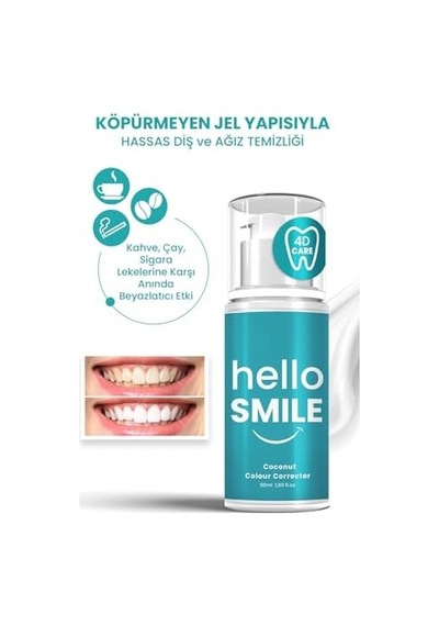 Hindistan Cevizi Aromalı Anında Beyazlatıcı Diş Jeli