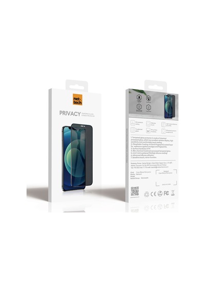 Nettech Apple iPhone 17 Pro Max Uyumlu Hayalet Full Cam Koruyucu - Siyah