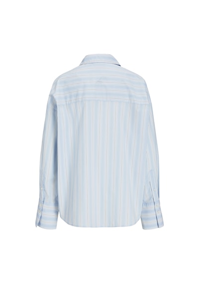 Jack & Jones Kadın Çizgili Gömlek - Ava - 12269669 Cashmere Blue Mavi