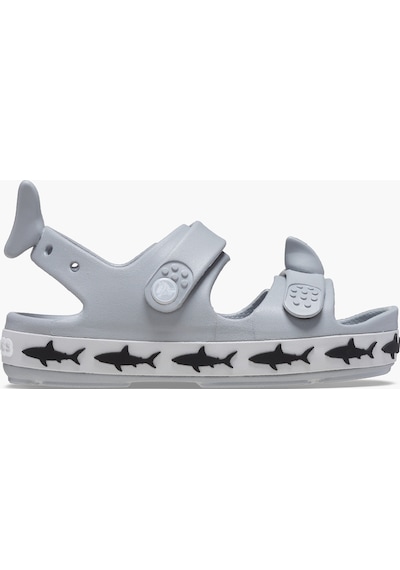 Crocs Crocband Cruıser Shark Erkek Çocuk Sandalet 210031-007 Gri