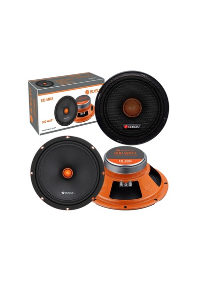 Oto Mıdrange 20Cm 600W Kapaklı 2 Adet Edıson Ed-Mr8