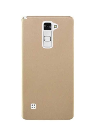 Zore Lg Stylus 2 Kılıf Omsy Premier Silikon Kapak - Gold