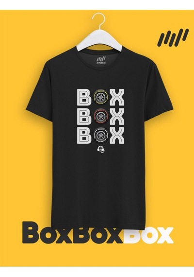 Flood Of Style Box Box Box T-shirt Siyah
