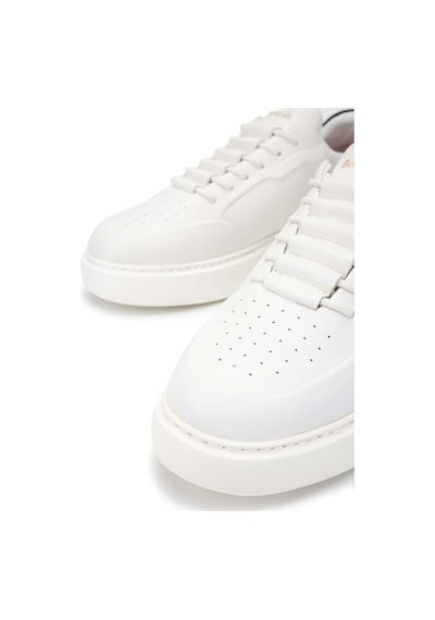 Barracuda Erkek Hakiki Deri Beyaz/siyah Sneakers & Spor Ayakkabı 511 Bu3510a Erk Ayk Y24 Whıte/black Çok Renkli