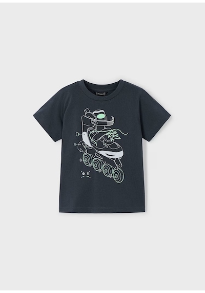 Mayoral Erkek Çocuk Fosforlu T-shirt 3037m Antrasit
