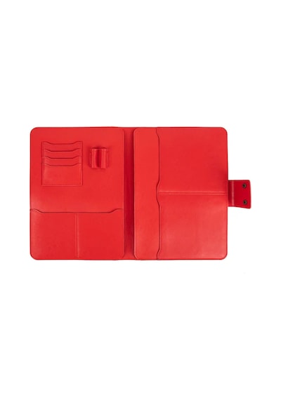 Apple Uyumlu MacBook Air Pro 13-14 Inç Organizer Evrak & Laptop & Tablet Çantası Kırmızı