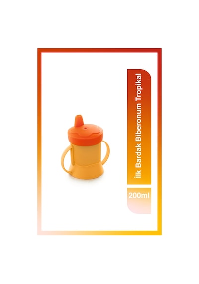 Tupperware İlk Bardak Biberonum Tropikal 200ml Çok Renkli