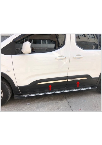 Peugeot Rifter Krom Yan Kapı Çıtası 4 Prç. 2018 ve Üzeri P.çel .
