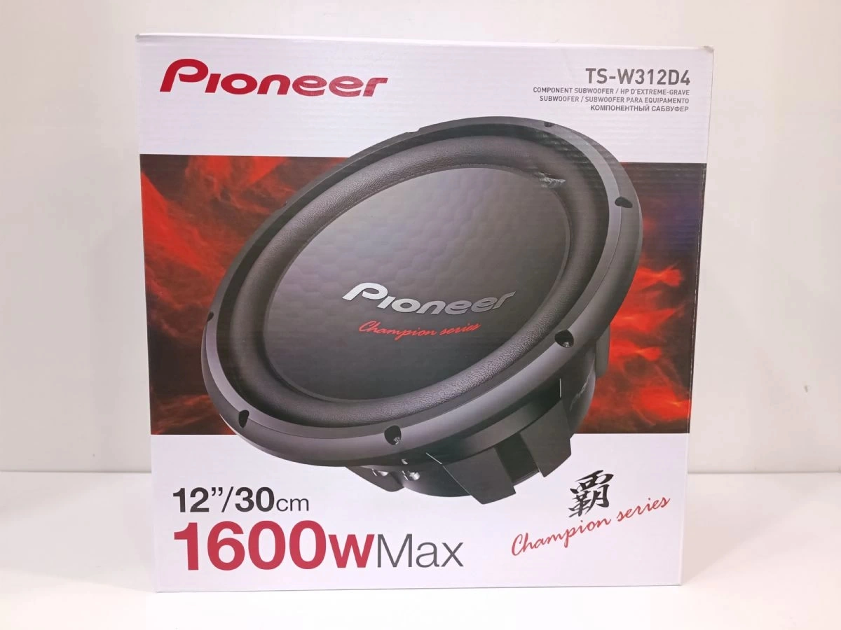Pioneer 30cm Bass - Pioneer Ts-w312d4 1600w 500rms Çift Bobin Subwoofer 30cm
