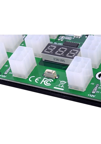 Atx 6 Pın Breakout Board Adaptörü Güç Kaynağı Led Kesme Panosu 17 Port