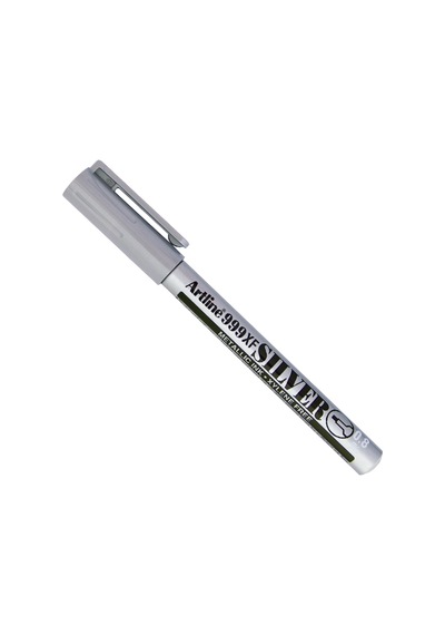 Artline Markör Yaldızlı Yuvarlak Uçlu 0.8 Mm Gümüş Ek-999xf Çok Renkli