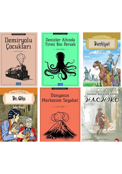 Parıltı Yayınları Ve Hachiko Sahibini Bekleyen Köpek Beyaz Balina Yayınları 6 Kitap Set