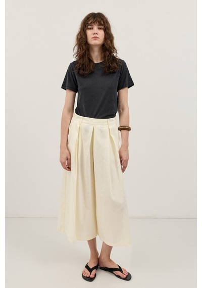 Antioch Pileli Culotte Pantolon Ekru