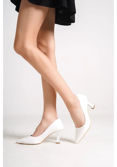 Trendella Kadın Beyaz Stiletto Tr12ms06b Siyah