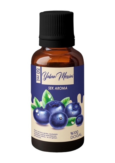Sek Aroma Hazır Karışım Yaban Mersini Kiti - Hazır Karışım Yaban Mersini Aroması 50 ML - 5 L Uyumlu