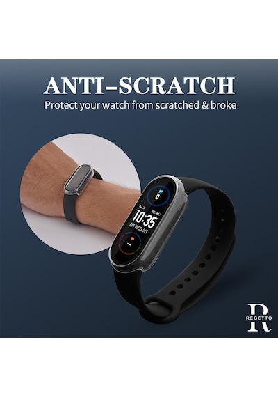 Microsonic Xiaomi Mi Band 8 Kılıf Darbeye Dayanıklı Matte Premium Slim WatchBand
