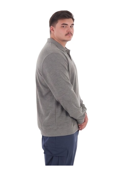 Erkek Büyük Beden 115-155 Kilo Arası İçin Uygun Uzun Kol Polo Yaka Mevsimlik Sweatshirt Antrasit Erkek Büyük Beden 115-155 Kilo Arası İçin Uygun Uzun Kol Polo Yaka Mevsimlik Sweatshirt Antrasit