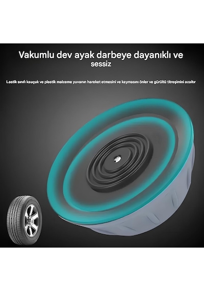 Çamaşır Makinesi, Bulaşık Makinesi Ve Buzdolabı Titreşim Engelleyici Ayak Pedi 4'lü Set Gürültü Azaltıc Genel
