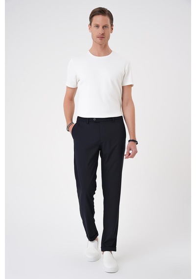 Efor Comfort Fit Beli Lastikli Lacivert Jogger Pantolon P 1184 Lacivert