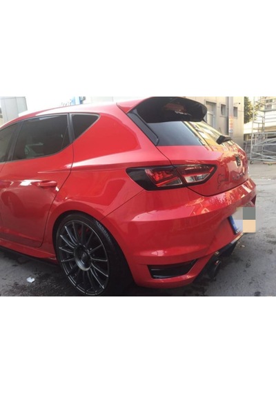 Seat Leon Mk3 Spoiler Çıtası / Arka Cam Çıtası Piano Black Boyalı
