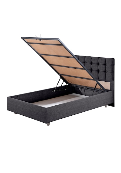 Venedik İkili Set, Venedik Tek Kişilik Baza Başlık Seti - Antrasit 100 x 200