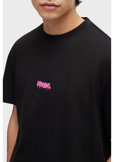 Hugo Erkek T Shirt 50509966 001 Siyah SIYAH Siyah