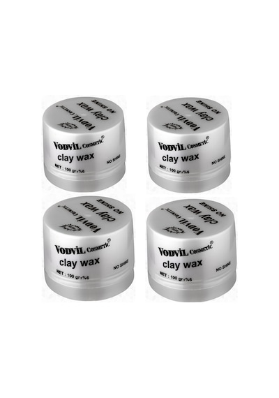 Vodvil Cosmetic Clay wax No Shine 4 x 100 G