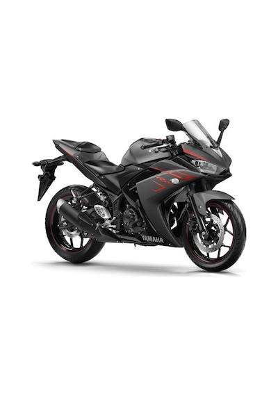 2017 Mat Siyah YAMAHA YZF-R25 Sticker Modeli
