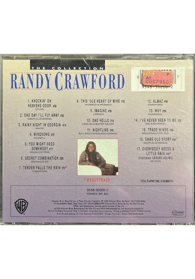 Müzik Cd Sidir - Plak Değildir Cd Randy Crawford The Collection