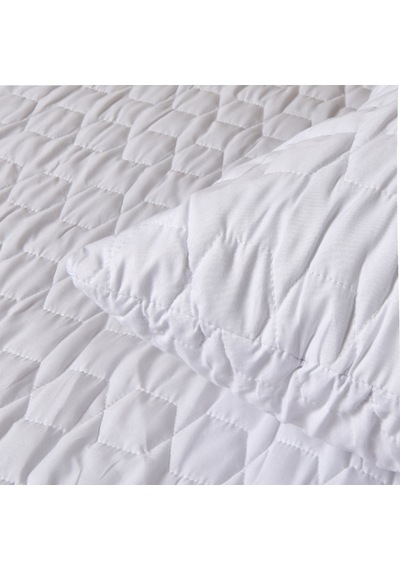 Soft Sıvı Geçirmez Kapitoneli Yastık Alezi - Beyaz - 50x70 Cm Çok Renkli