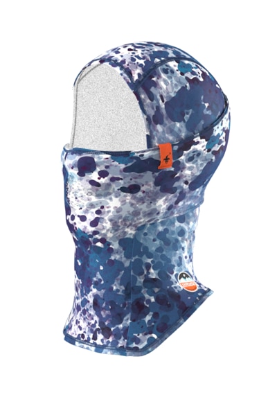 Pro Balaklava, Baskılı, Su İtici Özellikli Dwr Snowboard, Kayak, Motosiklet, Bisiklet Kar Maskesi Mavi - Beyaz