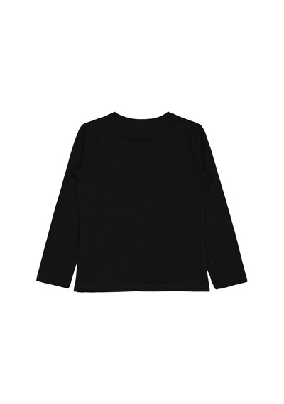 Civil Girls Civil Kız Çocuk Basic Sweatshirt Likralı Süprem Uzun Kol Okul Kreş Ve Günlük Kullanım - Siyah Siyah-siyah