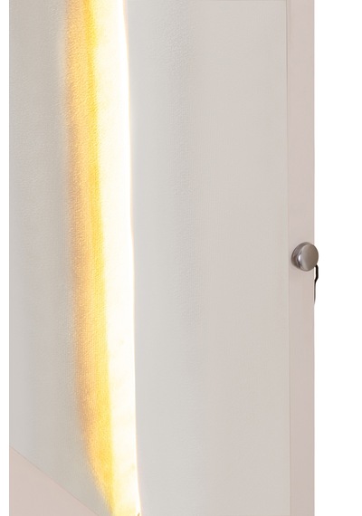 Demonte Baza Seti, Nox Ledli Tek Kişilik Baza Başlık Seti - İkili Set, Krem - 100x200 Cm 100 x 200