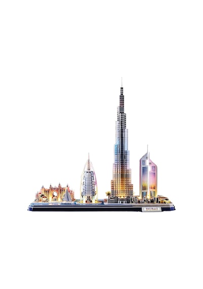 3D Puzzle Dubai 182 Parça LED Işıklı