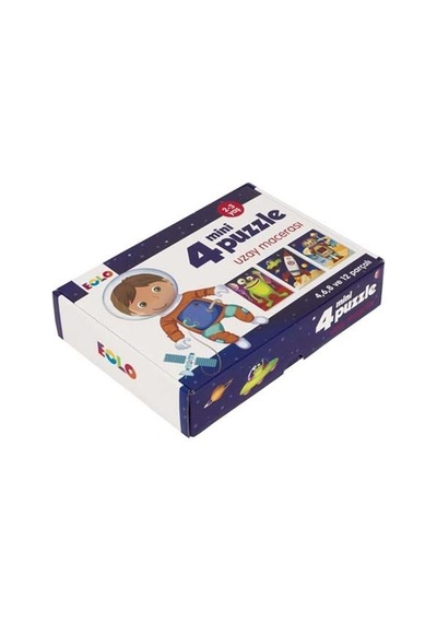 2-3 Yaş 4 Mini Puzzle – Uzay Macerası (Eolo Yayınları)