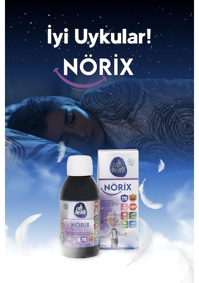 Nörıx Uyku Şurubu Valerıan, Melısa Ve 5-htp İçeren Vıtamın Katkılı 150 Ml