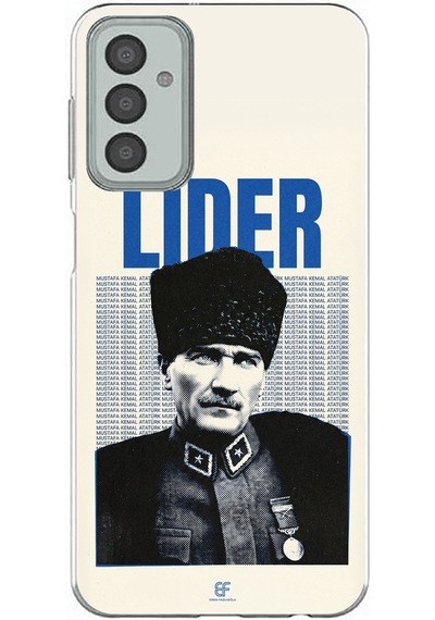 Samsung Galaxy M13-m23 Uyumlu Atatürk Lider Baskılı Silikon Kılıf Renkli