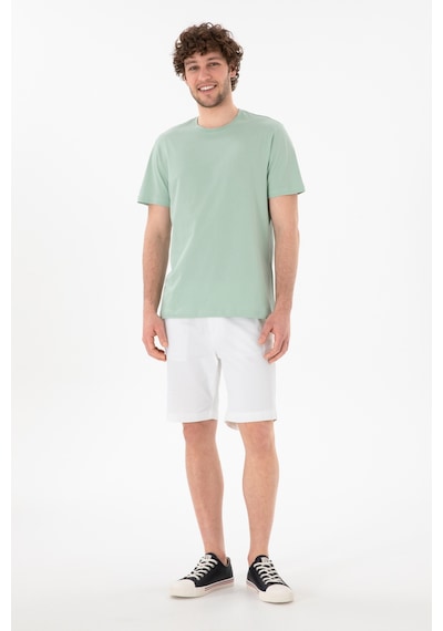 U.S. Polo Assn. Erkek Regular Fit Bisiklet Yaka Su Yeşili Basic Tişört 50305928-VR048 U.S. Polo Assn. Erkek Regular Fit Bisiklet Yaka Su Yeşili Basic Tişört 50305928-VR048