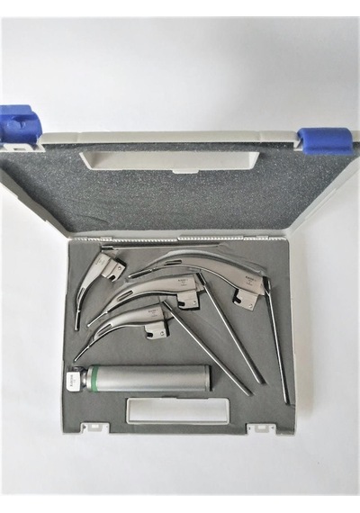 Archer Fiber Optik Laringaskop Seti Flexi Zor Entübasyon 4 Blade